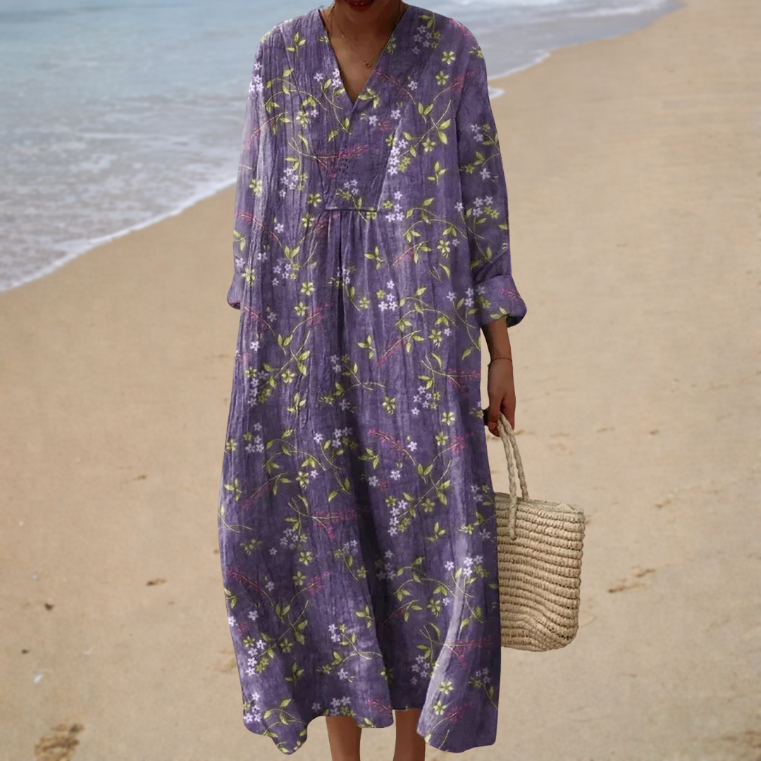 Flattering Summer Printed Dress for an Elevated Look