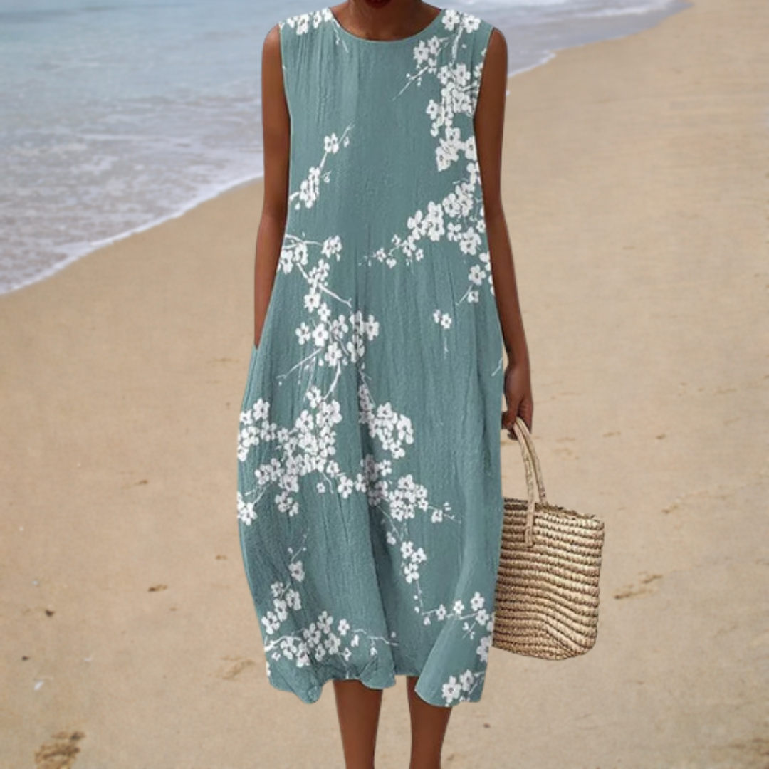 Effortless Comfort Sleeveless Summer Dress