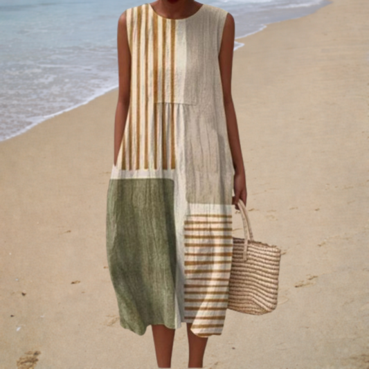 Effortless Comfort Sleeveless Summer Dress for All-Day Style