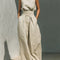 Flor™ Minimalist Women's Tank Top & Wide-Leg Pants Set in Cotton and Linen