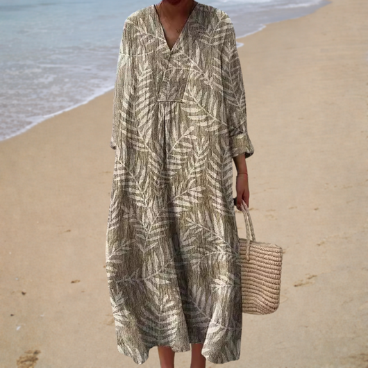 Effortlessly Flattering Summer Printed Dress