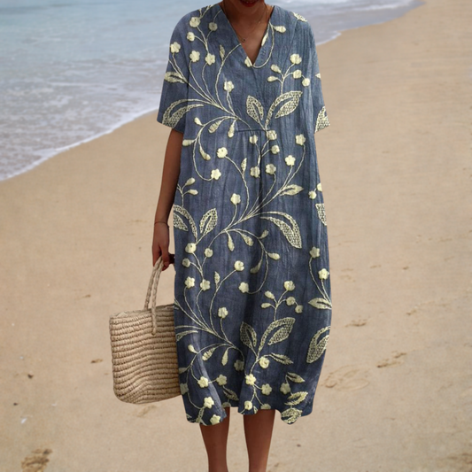 Effortless Comfort: Flowy Summer Dress for Warm Days