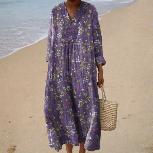 Flattering Summer Printed Dress for an Elevated Look