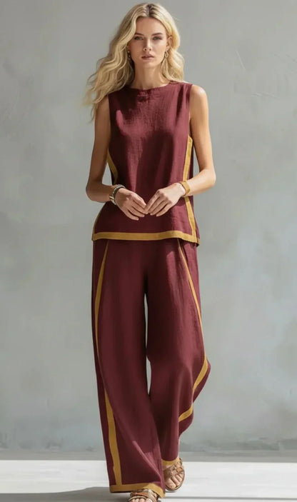 Leila | Exquisite Two-Piece Set for Effortless Elegance
