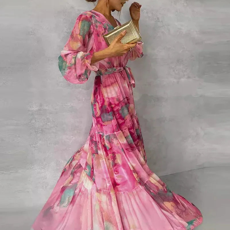 Sophie | Timeless Floral Dress with Elegant Charm