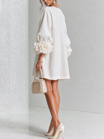 Florence Floral Button-Down Mini Dress – Effortless Chic for Any Occasion