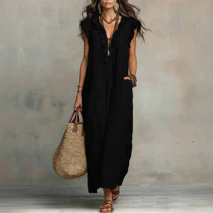 Zoey Long Bohemian Maxi Dress – Effortless Flow, Boho-Chic Style for Any Occasion