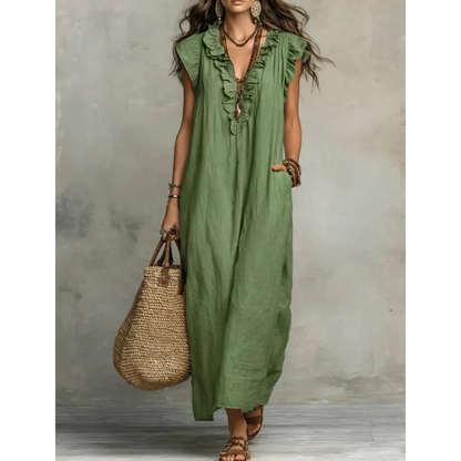 Zoey Long Bohemian Maxi Dress – Effortless Flow, Boho-Chic Style for Any Occasion