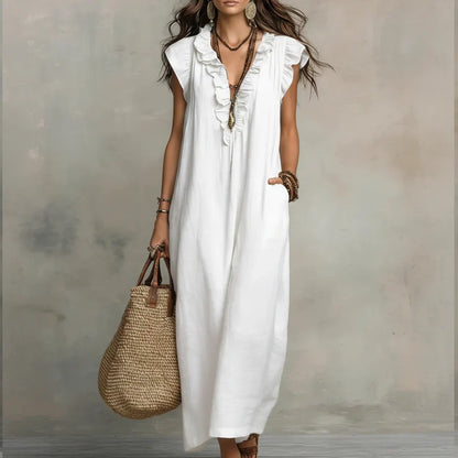 Zoey Long Bohemian Maxi Dress – Effortless Flow, Boho-Chic Style for Any Occasion