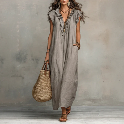 Zoey Long Bohemian Maxi Dress – Effortless Flow, Boho-Chic Style for Any Occasion